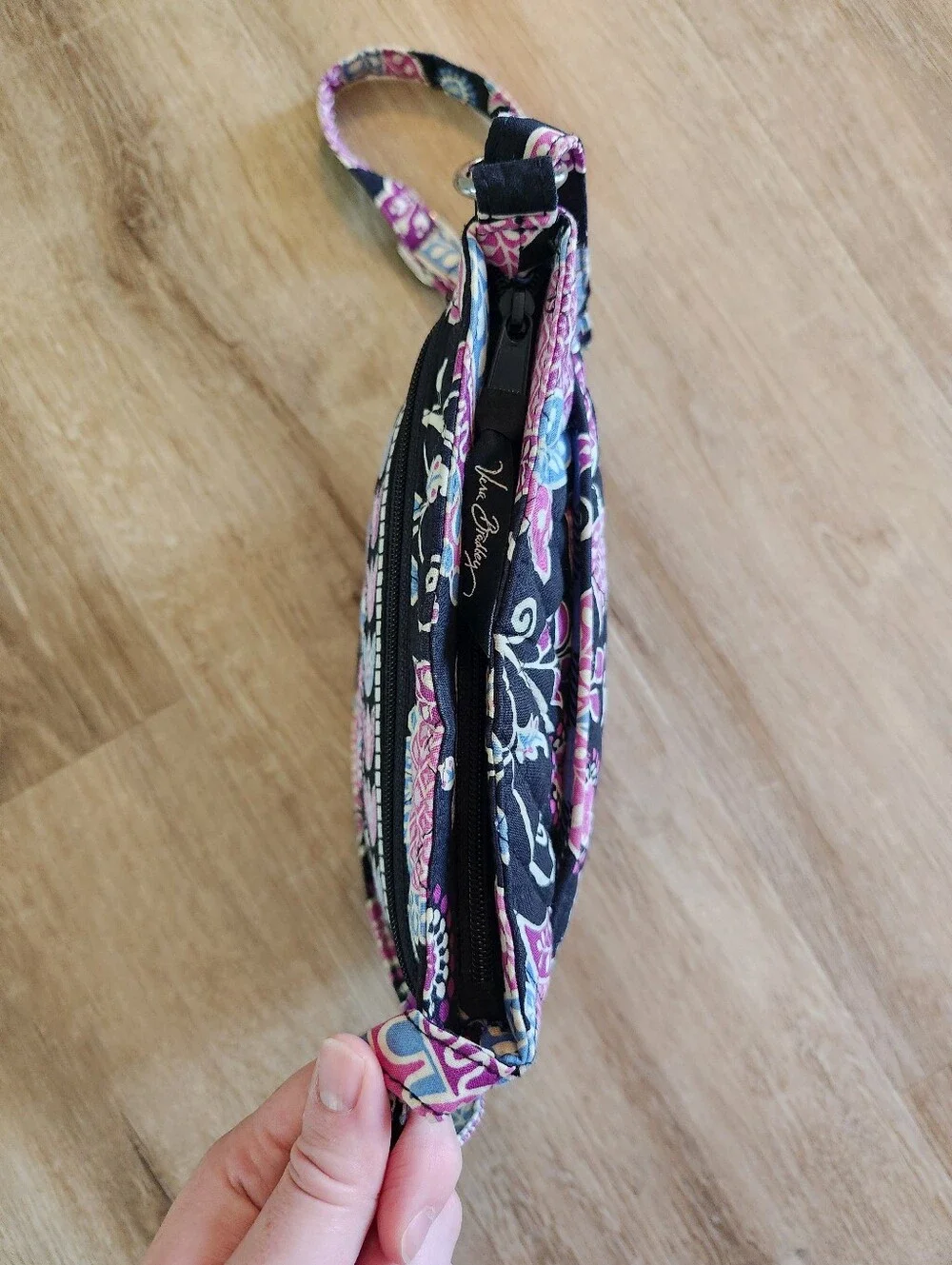 Vera Bradley Alpine Floral Petite Double Zip Hipster Crossbody Purse